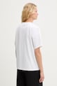 Odzież Victoria Beckham t-shirt damski bawełniany 1226JTS007458A biały