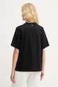 Odzież Victoria Beckham t-shirt damski bawełniany 1226JTS007458A czarny