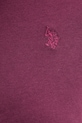 U.S. Polo Assn. T-shirt γυναικείο βαμβακερό CREW NECK WUP0634 μωβ
