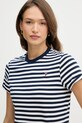 U.S. Polo Assn. t-shirt bawełniany STRIPE CREW NECK granatowy WUP1308