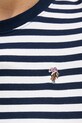 U.S. Polo Assn. t-shirt bawełniany STRIPE CREW NECK WUP1308 granatowy