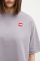 The North Face Redbox t-shirt damski bawełniany fioletowy NF0A8EG6G7O1