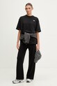 The North Face t-shirt oversize damski bawełniany Essential Simple Dome NF0A8EVXJK31 czarny SS26