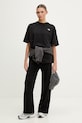 The North Face t-shirt oversize damski bawełniany Essential Simple Dome NF0A8EVXJK31 czarny SS26