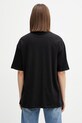 Odzież The North Face Essential Simple Dome t-shirt oversize bawełniany damski NF0A8EVXJK31 czarny
