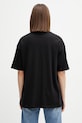 Odzież The North Face Essential Simple Dome t-shirt oversize bawełniany damski NF0A8EVXJK31 czarny