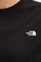 The North Face t-shirt oversize damski bawełniany Essential Simple Dome NF0A8EVXJK31 czarny