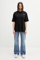 The North Face Essential Simple Dome t-shirt oversize bawełniany damski NF0A8EVXJK31 czarny