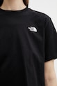 The North Face Evolution Simple Dome t-shirt basic bawełniany damski czarny NF0A8FDHJK31