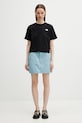 The North Face Evolution Simple Dome t-shirt basic bawełniany damski NF0A8FDHJK31 czarny