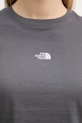 The North Face T-shirt basic damski bawełniany Essential NF0A8GR1RHI1 szary