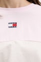 Tommy Jeans tricou pentru femei, din bumbac DW0DW18706 roz