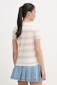 Odzież Tommy Jeans T-shirt damski bawełniany DW0DW21834 beżowy