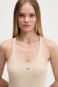 Tommy Jeans bokserka damska bawełniana z elastanem beżowy DW0DW22264