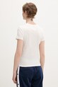Odzież Tommy Jeans t-shirt basic damski bawełniany DW0DW22273 biały