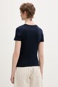 Odzież Tommy Jeans t-shirt basic damski bawełniany DW0DW22273 granatowy