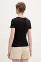 Odzież Tommy Jeans t-shirt basic damski bawełniany DW0DW22273 czarny