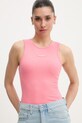 Tommy Jeans top damski różowy DW0DW22282