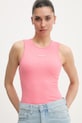 Tommy Jeans top damski różowy DW0DW22282