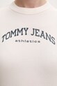 Tommy Jeans t-shirt basic damski bawełniany DW0DW22302 beżowy