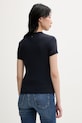 Odzież Tommy Jeans t-shirt basic damski bawełniany DW0DW22302 granatowy