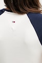Tommy Jeans tricou pentru femei, din bumbac cu elastan DW0DW22303 bej