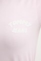 Tommy Jeans T-shirt damski bawełniany DW0DW22310 różowy