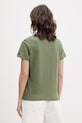 Ρούχα Tommy Jeans T-shirt γυναικείο βαμβακερό DW0DW22310 πράσινο