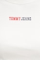 Tommy Jeans top pentru femei, din bumbac cu elastan DW0DW22577 bej