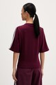 Oblečenie adidas Originals tričko dámske bavlnené s elastanom KY5092 burgundské