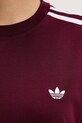 adidas Originals tričko dámske bavlnené s elastanom KY5092 burgundské