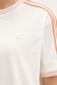 adidas Originals tričko dámske bavlnené s elastanom KY8126 béžová