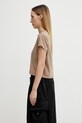 Rick Owens DRKSHDW t-shirt bawełniany Small Level DS01F4207.RN beżowy SS26