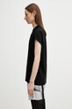 Rick Owens DRKSHDW Small Level t-shirt bawełniany damski DS01F4208.RNEP5 czarny SS26