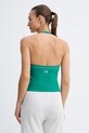 Odzież P.E Nation Crop top damski Halter 261W063 zielony