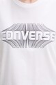 Converse t-shirt damski bawełniany CVW5T072 biały