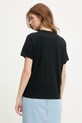 Odzież Converse t-shirt damski bawełniany CVW6T063 czarny