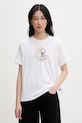 Converse футболка жіноча бавовняна білий CVW6T088