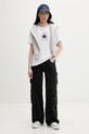 Converse damskie bawełniane CVW5T103 biały SS26