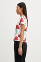 Kenzo GOTS KENZO ARCHIVE ROSE CLASSI t-shirt bawełniany damski FG52TS2124SK biały SS26