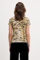 Odzież Kenzo t-shirt bawełniany GOTS KENZO TIGER CLASSIC T-SHI FG52TS2154SK żółty