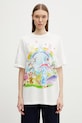 Kenzo KENZO CARTOON CLASSIC T-SHIRT t-shirt bawełniany damski biały FG55TS2134SK