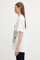 Kenzo KENZO CARTOON CLASSIC T-SHIRT t-shirt bawełniany damski FG55TS2134SK biały SS26