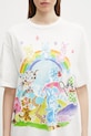 Kenzo KENZO CARTOON CLASSIC T-SHIRT t-shirt bawełniany damski biały FG55TS2134SK