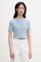 Dickies kratka majica ženska bombažna modra DK0A866FL391
