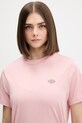 Dickies t-shirt basic damski bawełniany różowy DK0A4XDAL471