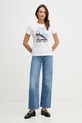 Dkny t-shirt DJ6T1750 biały SS26