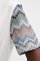 Missoni t-shirt bawełniany DS26SL05.BJ00QR biały