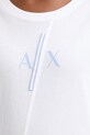 Armani Exchange majica za žene od pamuka XW001712.AF10356 bijela