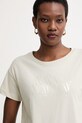 Armani Exchange тениска дамска от памук бежов XW002290.AF17172